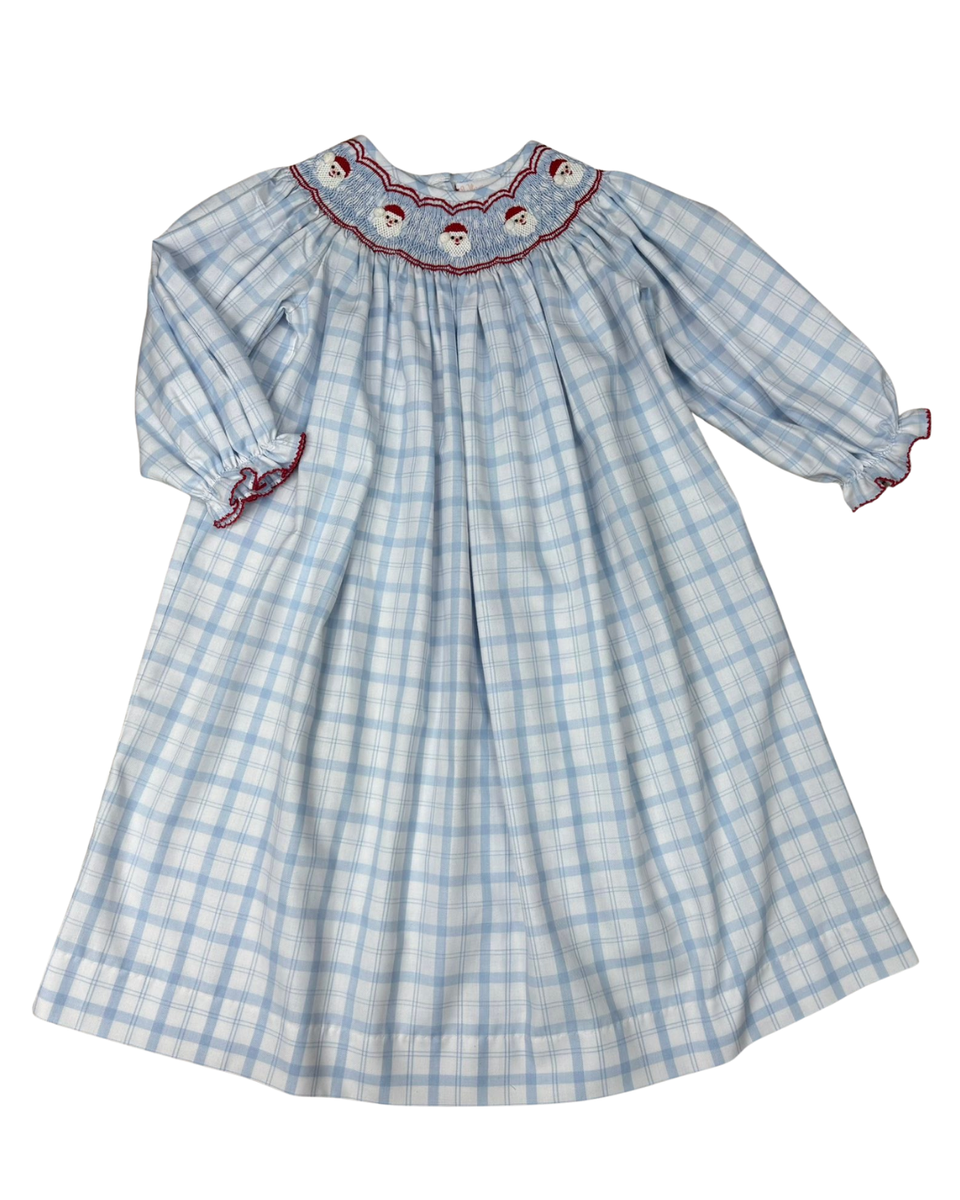Santa Baby Smocked Dress