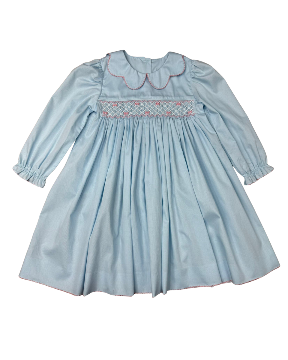 Bitty Bella Bow Smocked Dress