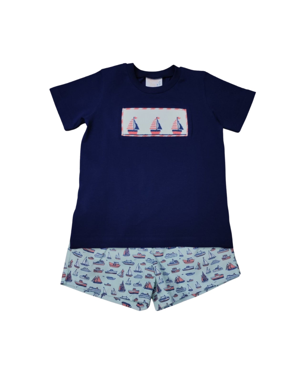 Smocked Short Set | Boat Days