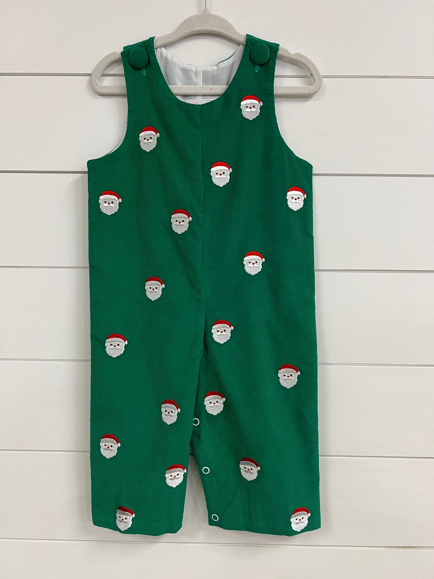 Embroidered Santa Romper