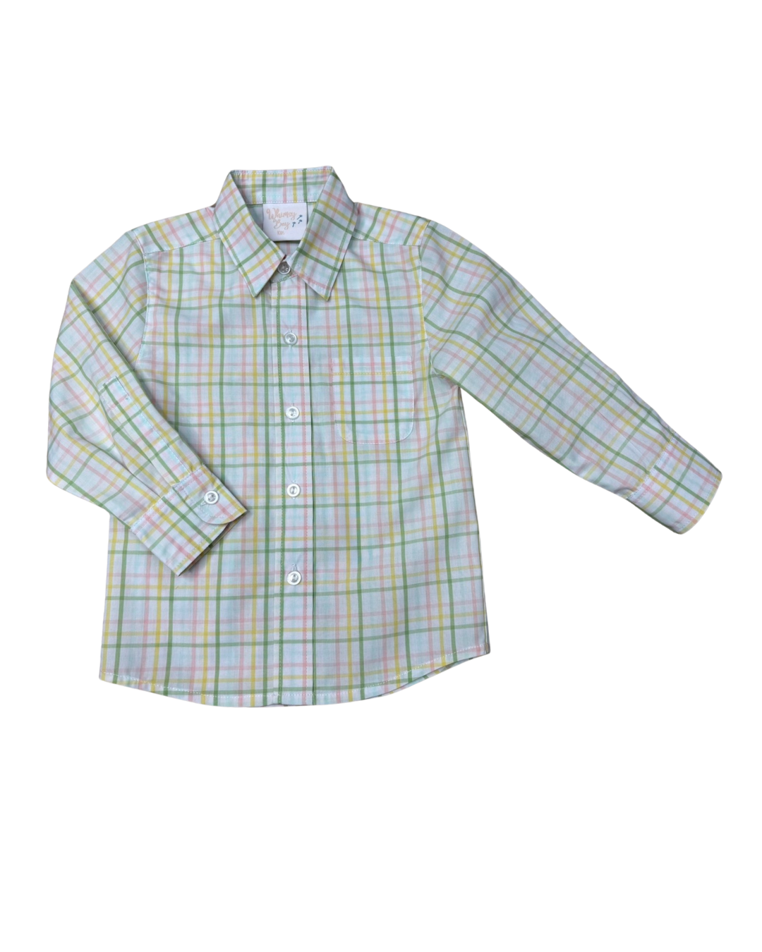 Button Down | Pastel Prep Plaid