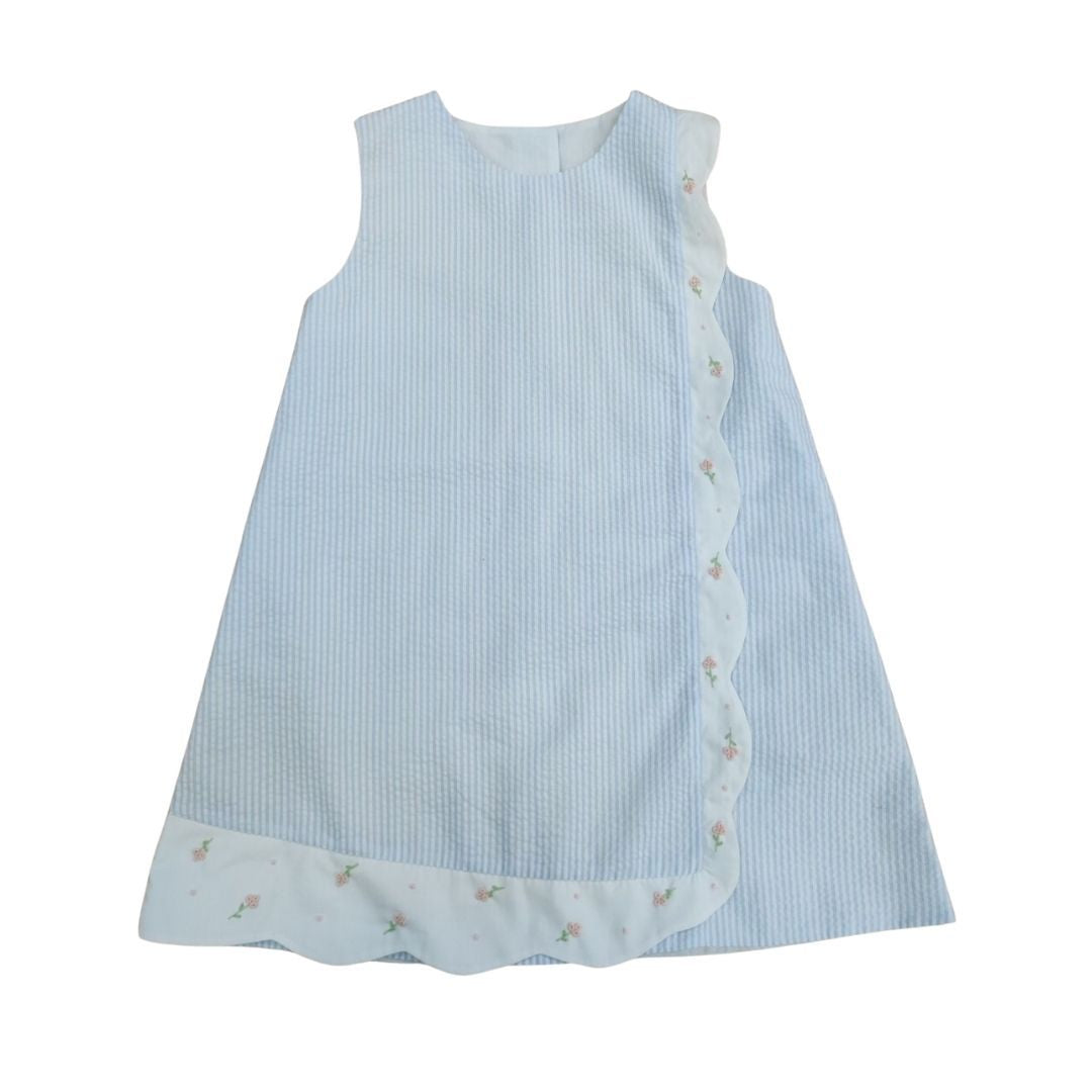 Seersucker Dress | Bitsy Buds