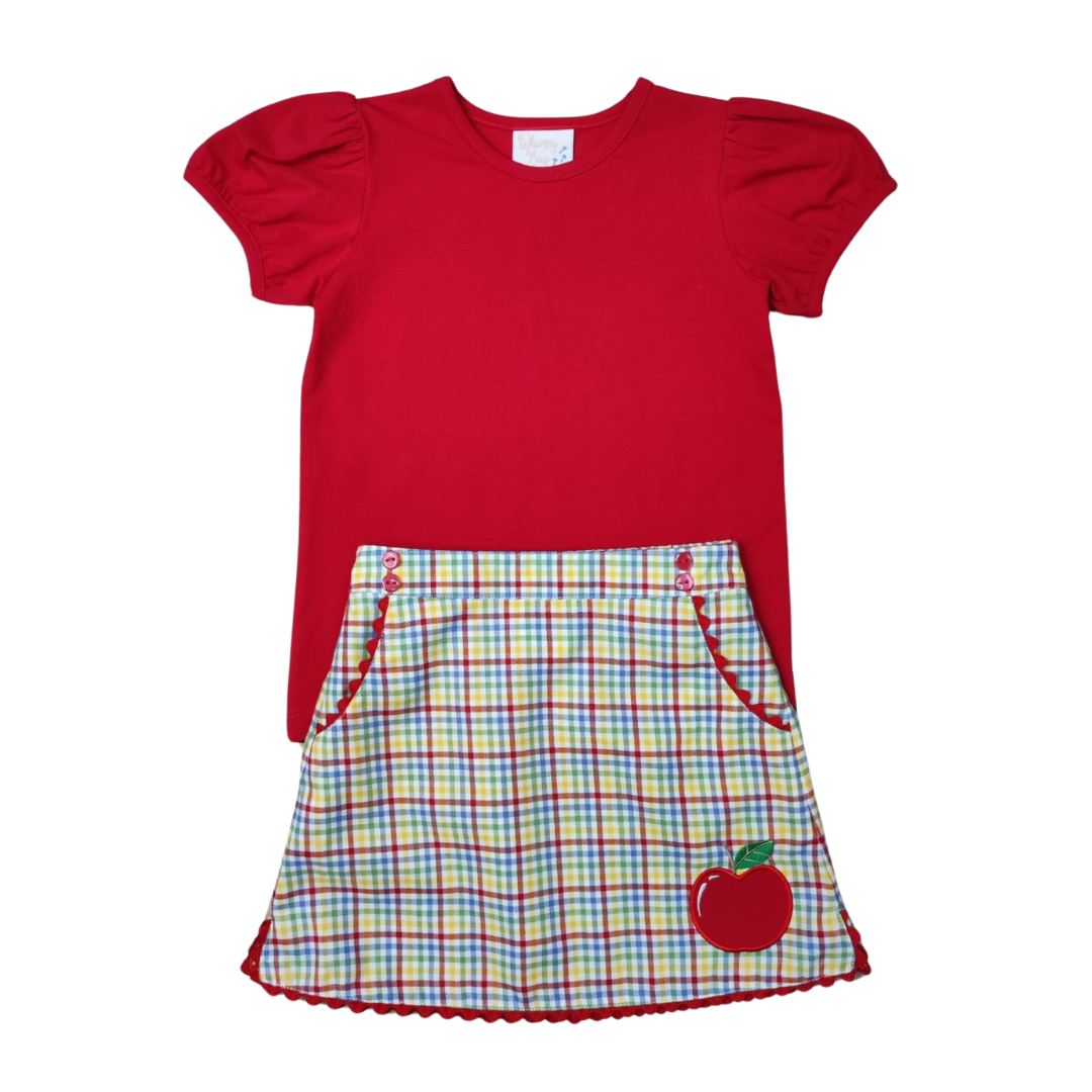 Harper Skirt Set | School Days Plaid
