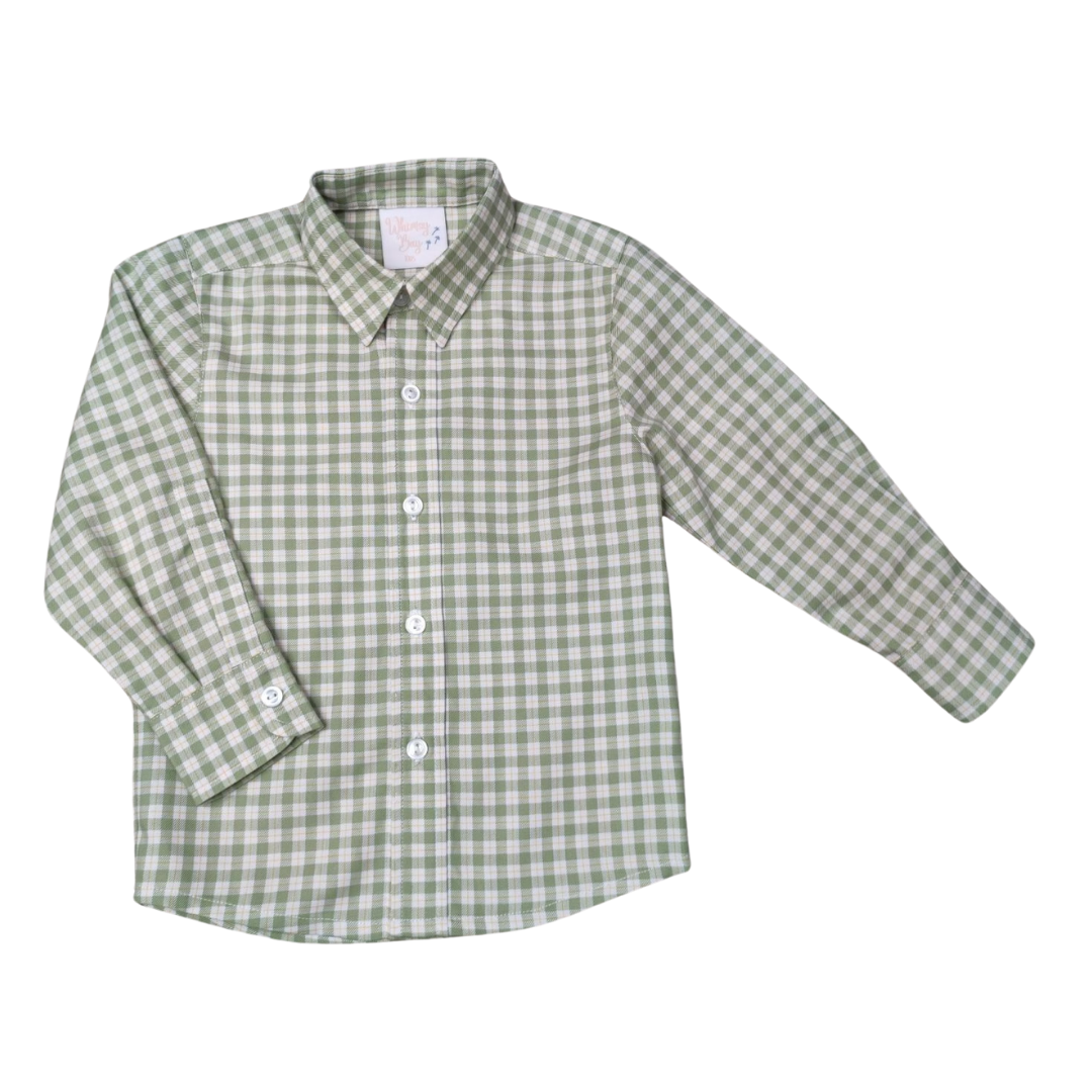 Button Down Shirt | Oliver Plaid (2t)