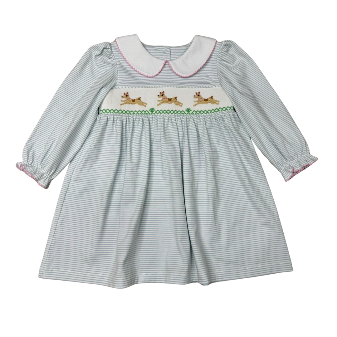 Smocked Collar Dress | Polly Puppy