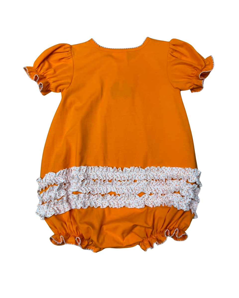 Ruffle Bubble | Orange & White Dog