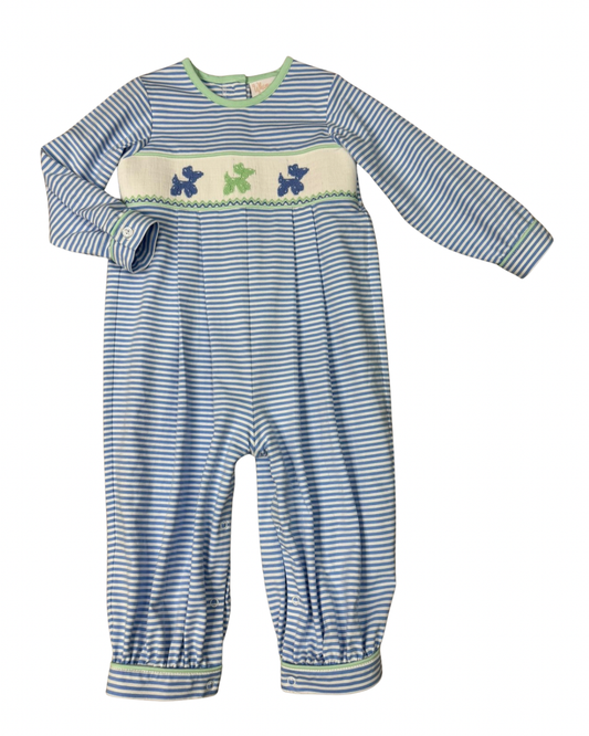 Balloon Dog Smocked Romper