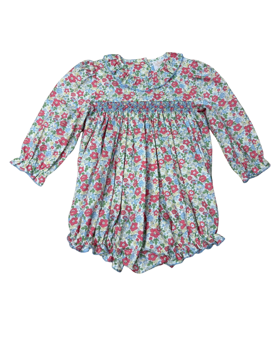 Betty's Boutique Ruffle Smocked Bubble