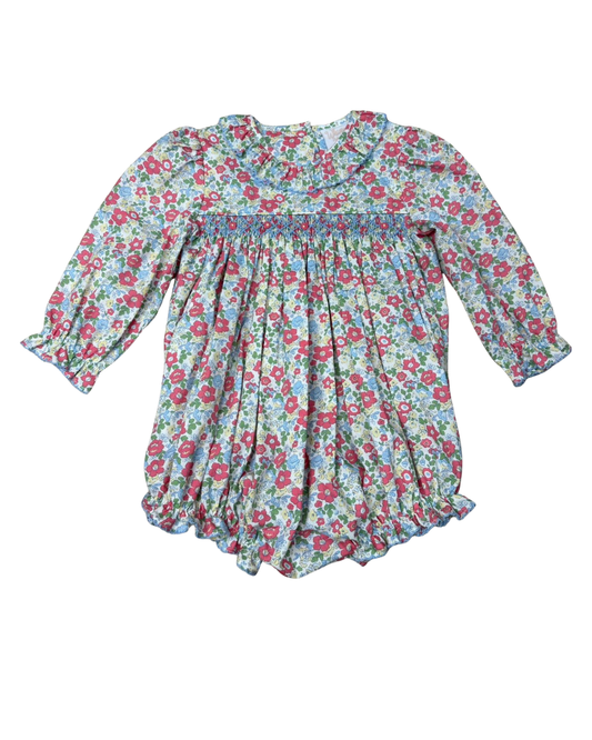 Betty's Boutique Ruffle Smocked Bubble