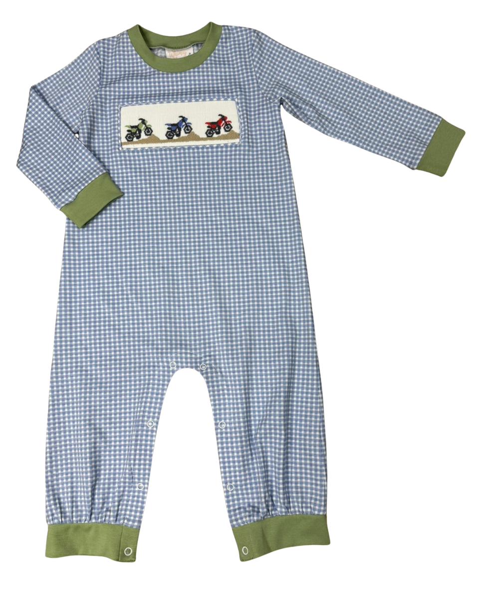 Motocross Smocked Romper