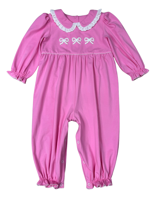 Belinda Bow Lacey Romper