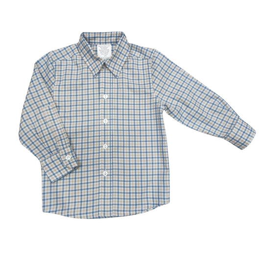 Harrison Plaid Boy Button Down Shirt