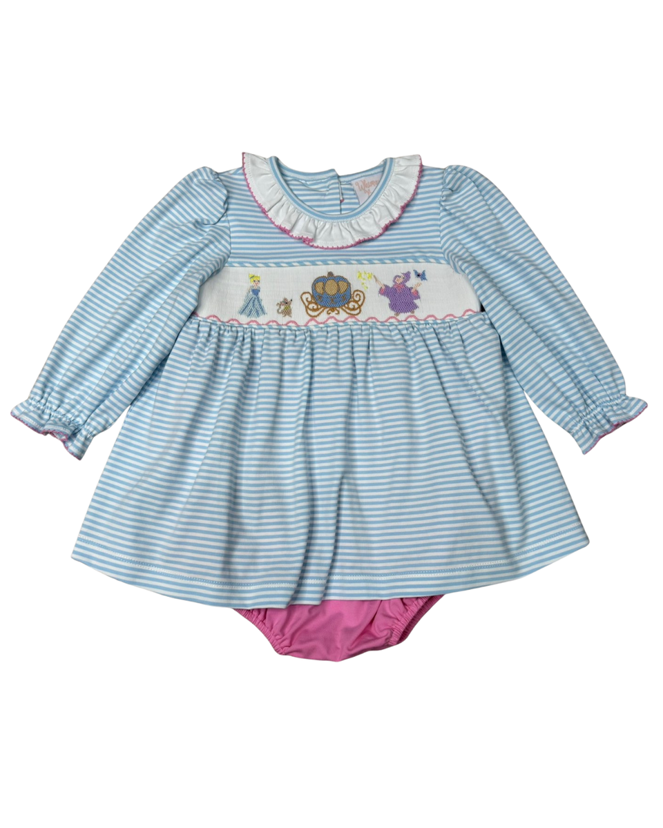 Princess Ball Smocked Skirted Bubble