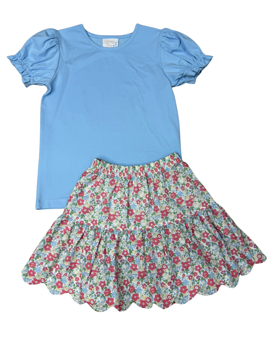 Betty's Bouquet Twirl Skirt Set