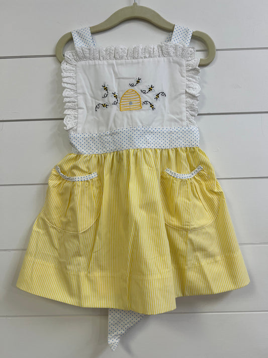 Embroidered Dress | Bee Happy