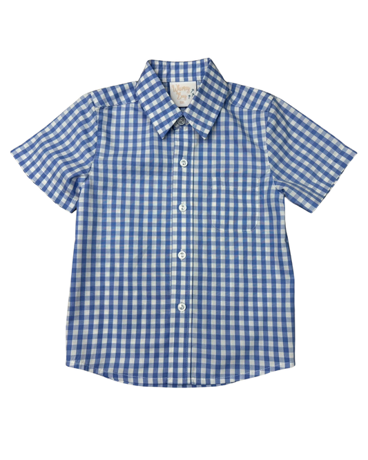 SS Button Down | Benny Blue Check