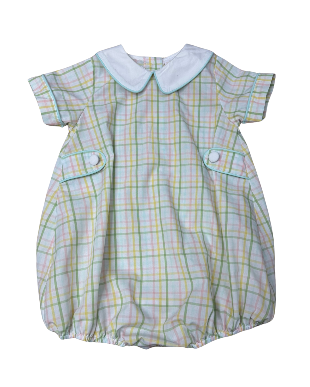 Collared Bubble | Pastel Prep Plaid