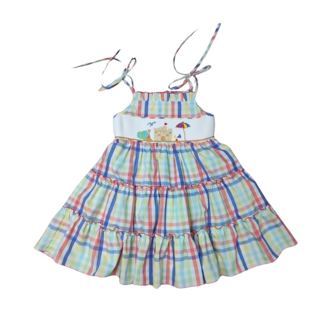 Smock Tie Dress | Just Beachy (18m)