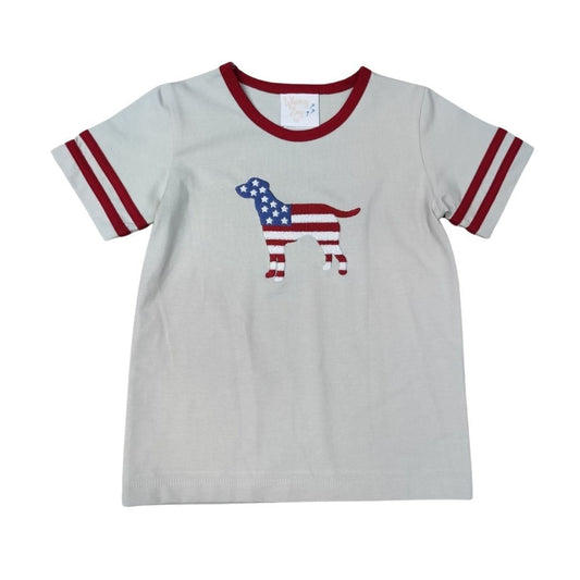 Appliqué Tee | All American Dog