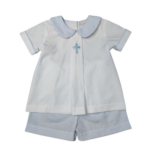 Collared Short Set | Have Faith