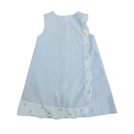 Seersucker Dress | Bitsy Buds