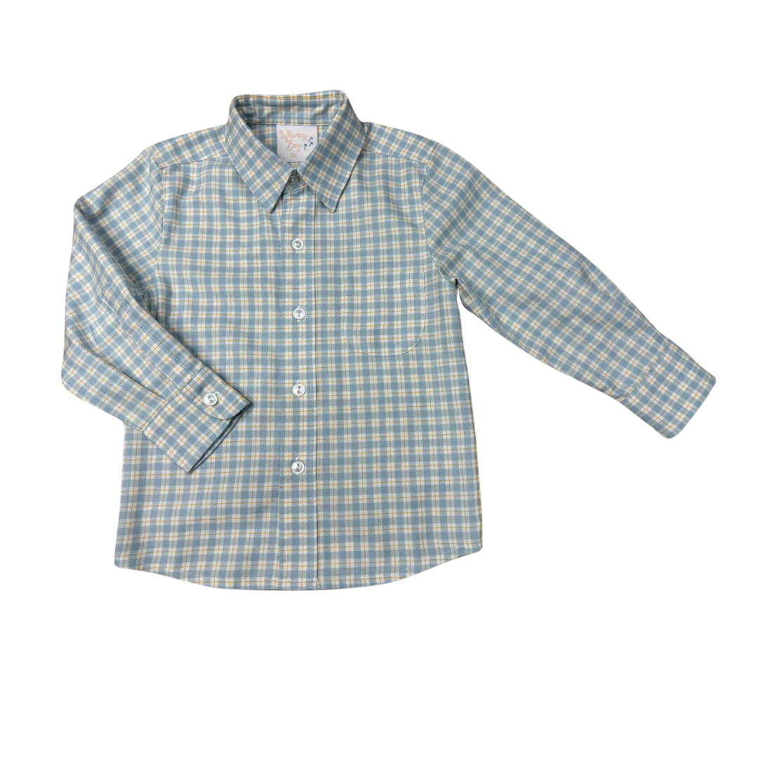 Button Down Shirt | Harvest Plaid (12m)