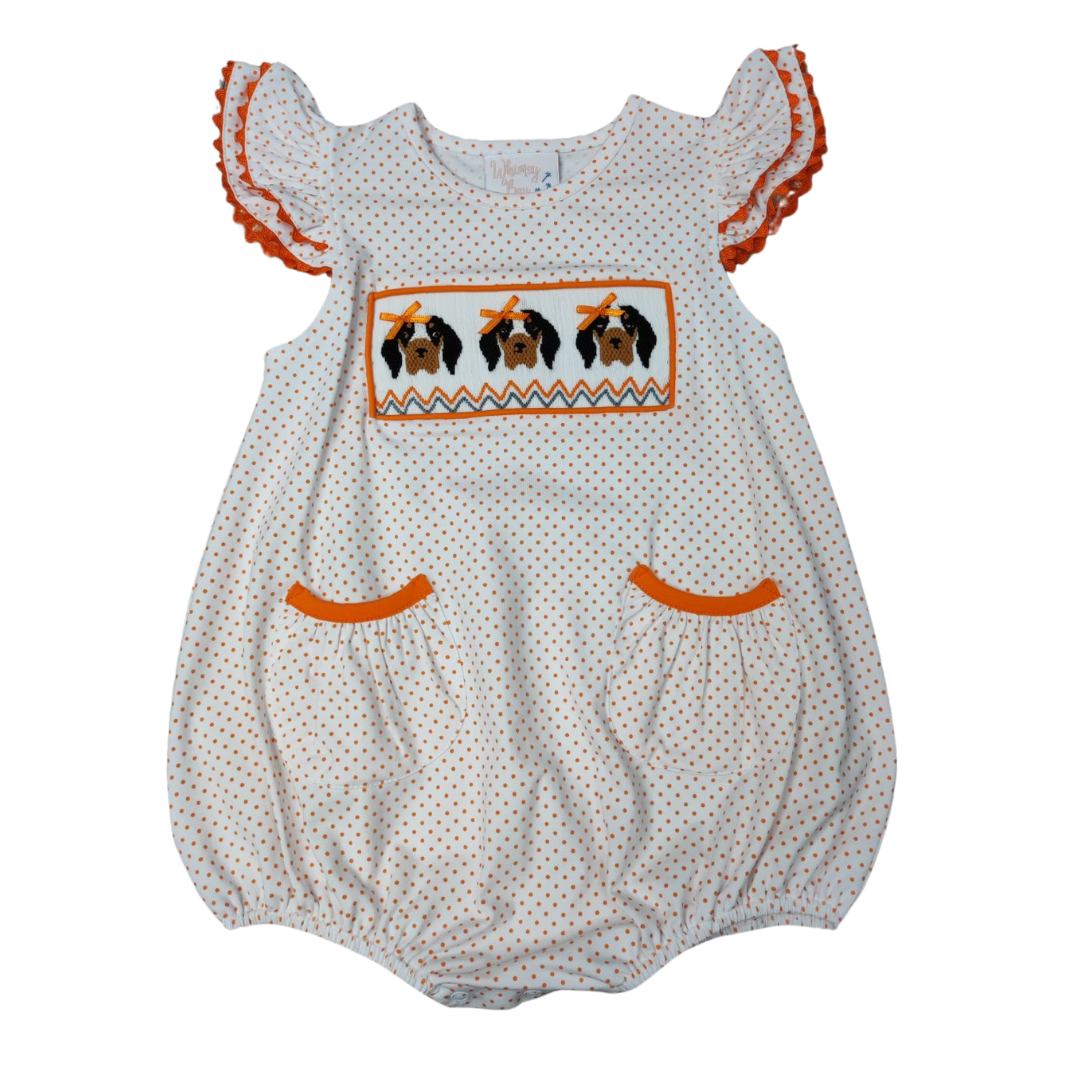Faye Flutter Bubble | Orange & White Dog