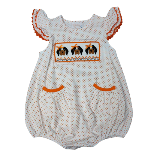 Faye Flutter Bubble | Orange & White Dog