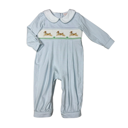 Smock Romper | Petey Puppy