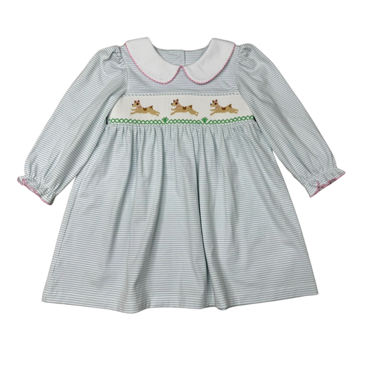 Smocked Collar Dress | Polly Puppy
