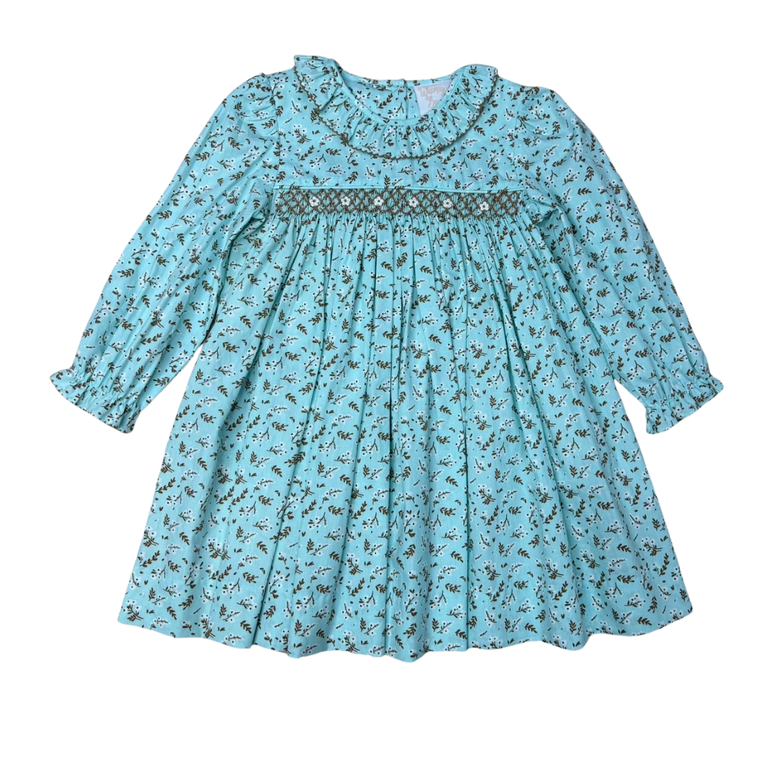 Ruffle Smock Dress | Falling Floral