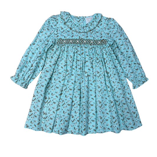 Ruffle Smock Dress | Falling Floral