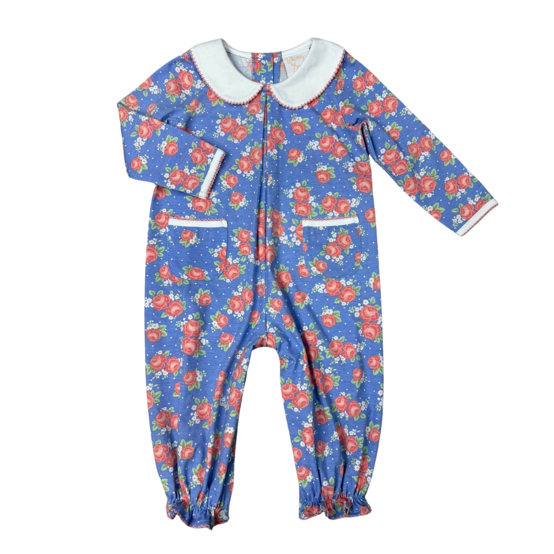 Penny Pleat Romper | Rosie Posie
