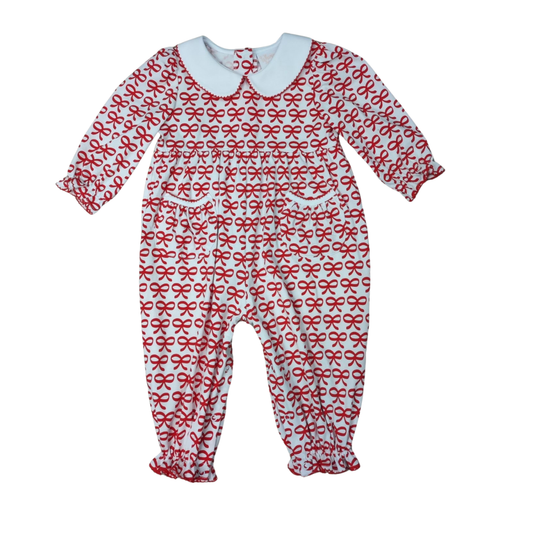 Millie Romper | Christmas Bows