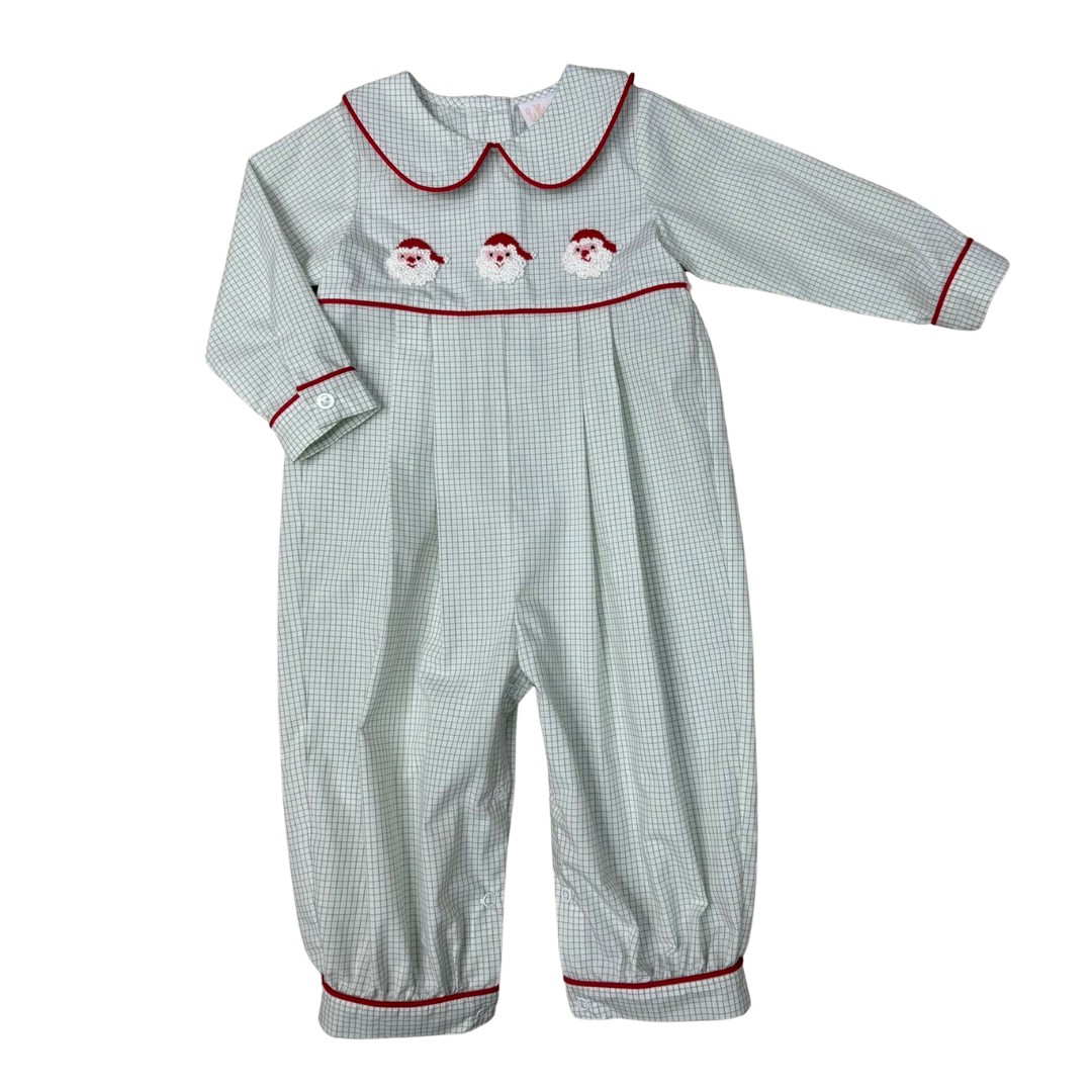 Collared Romper | Classic St Nick
