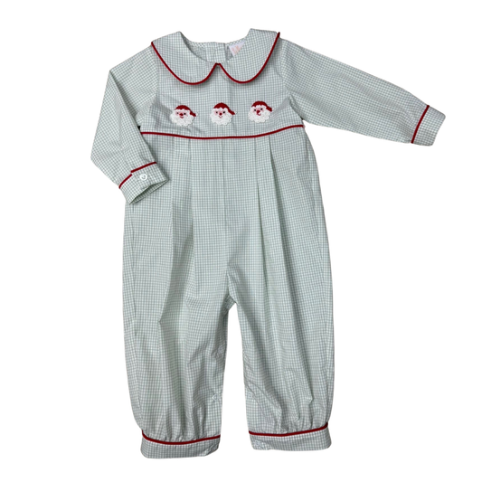 Collared Romper | Classic St Nick