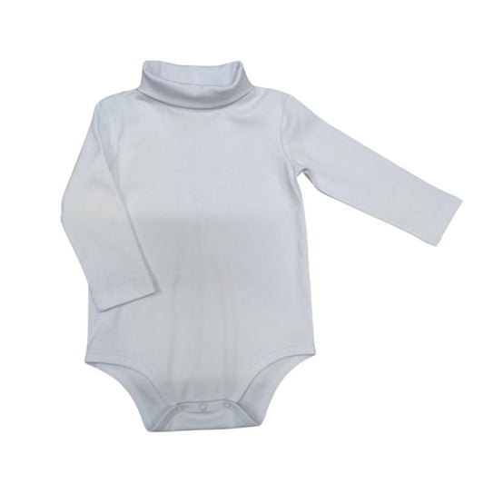 Turtleneck Onesie | White