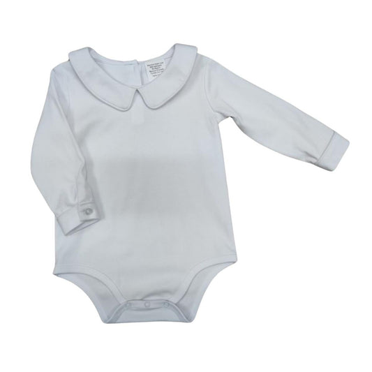 Collared Onesie | White