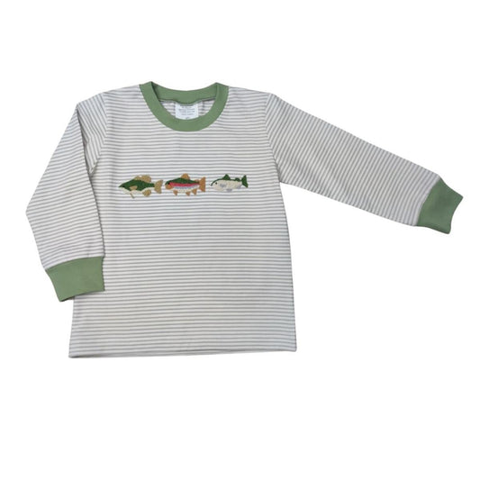 Crew Neck Shirt | Fish Trio