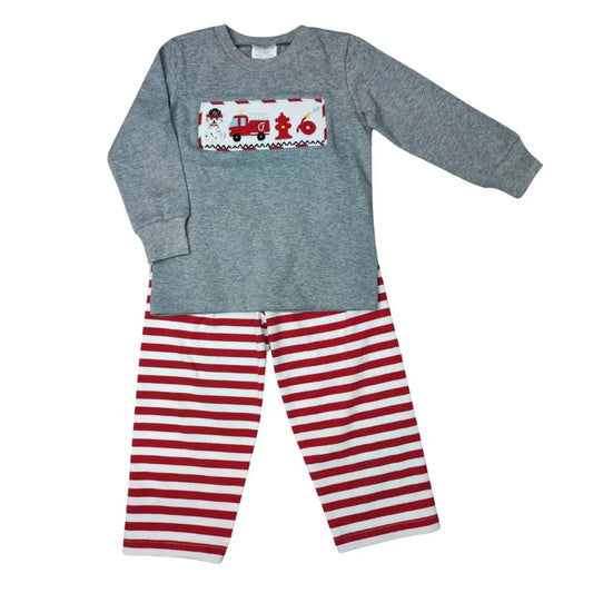 Smocked Pant Set | Putting Out Fires