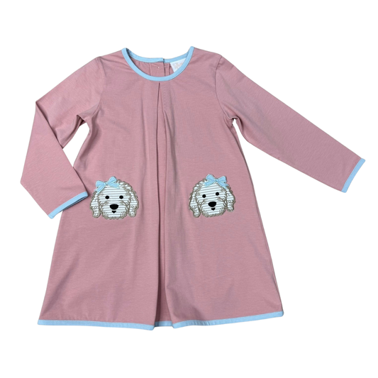 Doodle Doggy Pleat Dress