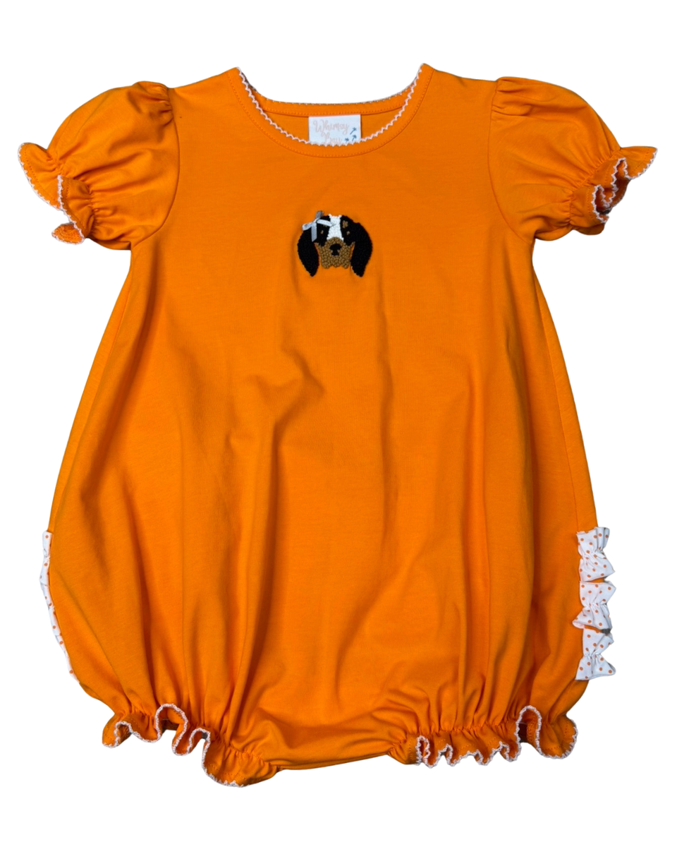 Ruffle Bubble | Orange & White Dog
